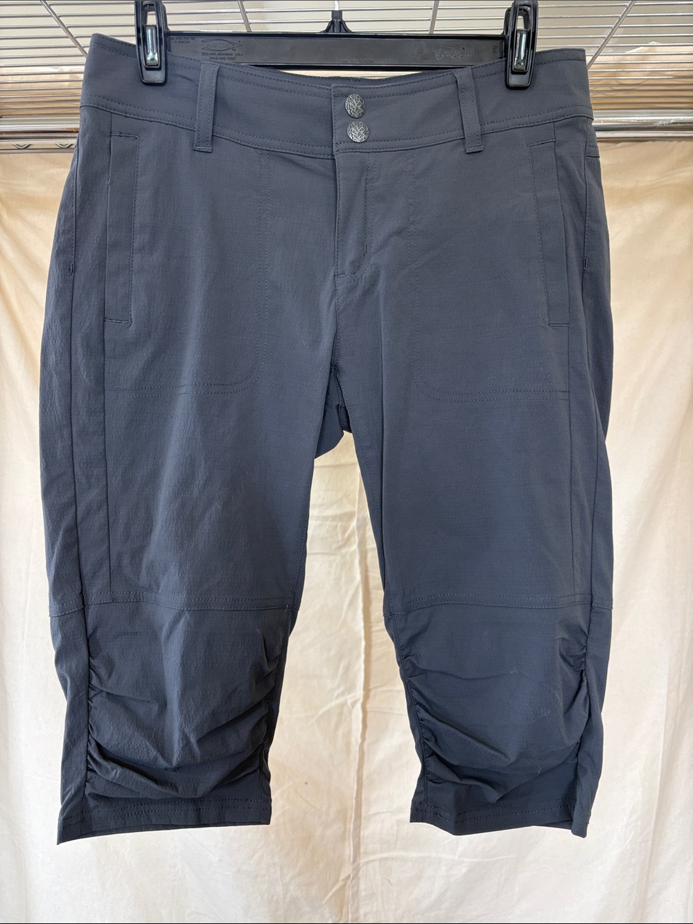 Prana Women's Dark Grey Stretch Capri Pants